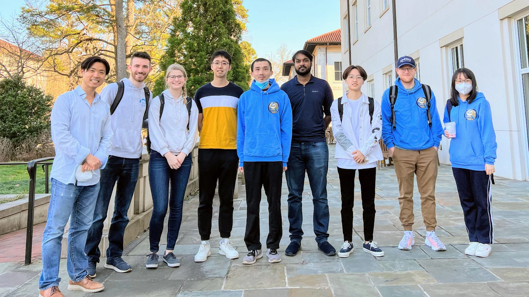 Jinho, James, Sarah, Liyan, Han, Kaustubh, Sichang, Greg, Yingying