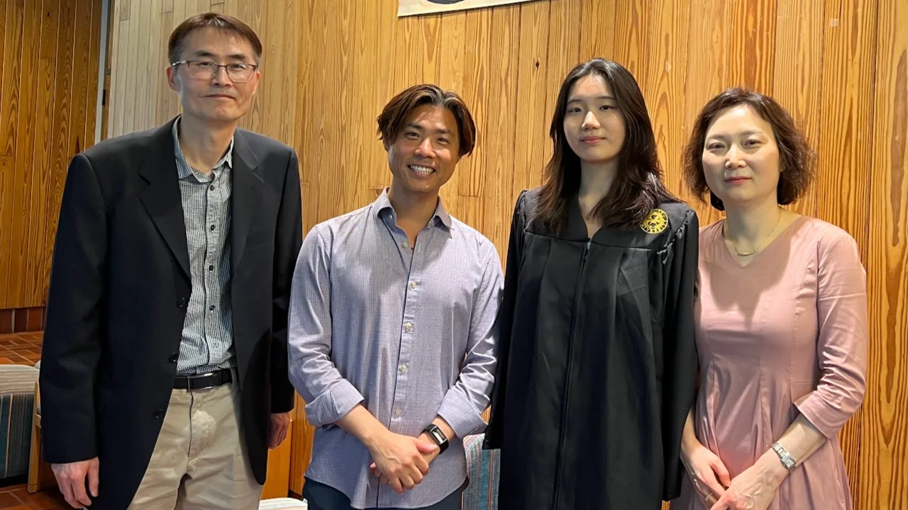 Michelle Kim and her family